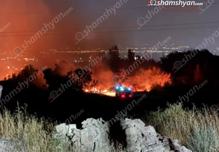 Հրդեհ՝ Երևանում. կրшկն ու ծուխը տեսшնելի էին մոտ 1 կմ-ից