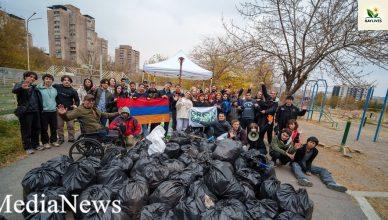 Green Green նախաձեռնության անդամները Ավան-Առինջում ավելի քան 100 պարկ աղբ են հավաքել