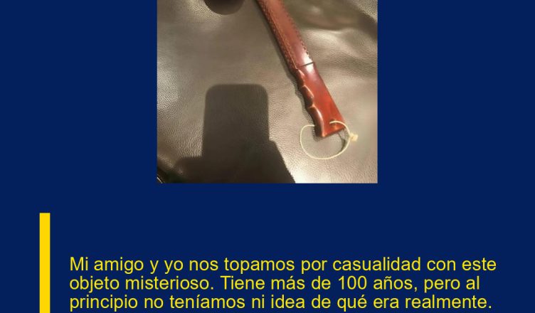 Mi amigo y yo nos topamos por casualidad con este objeto misterioso. Tiene más de 100 años, pero al principio no teníamos ni idea de qué era realmente. Después de una larga investigación en libros históricos, finalmente descubrimos la verdad.