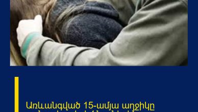 Առևանգված 15-ամյա աղջիկը զանգահարել է ծնողներին