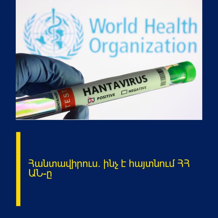Հանտավիրուս. ինչ է հայտնում ՀՀ ԱՆ-ը Հանտավիրուս. ինչ է հայտնում ՀՀ ԱՆ-ը